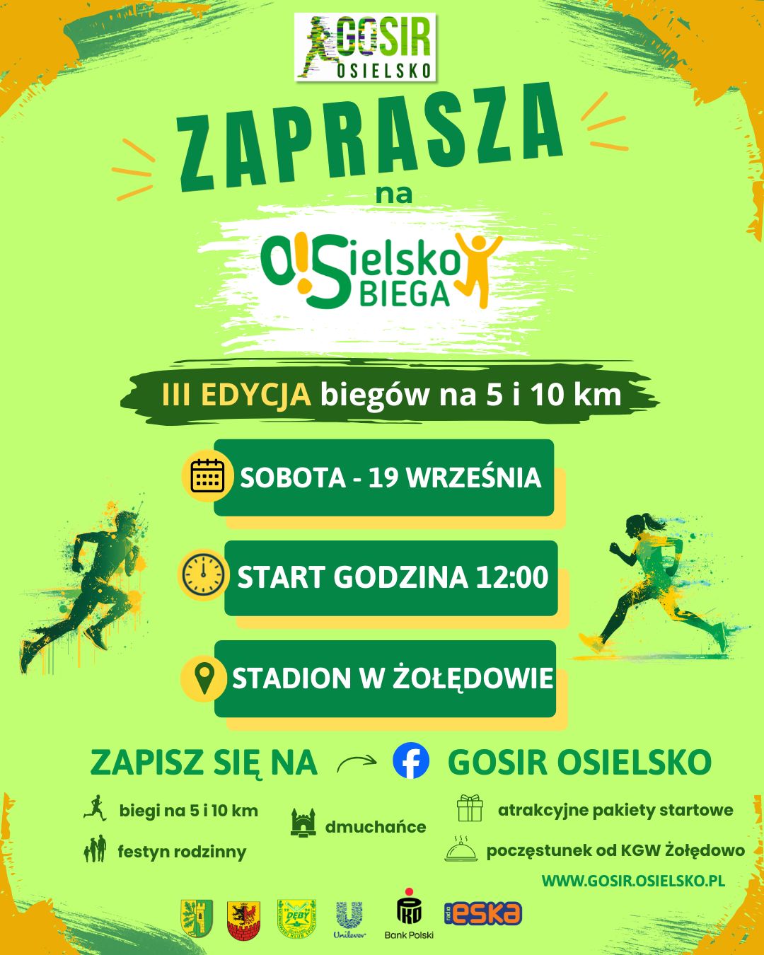 grafika osielsko biega