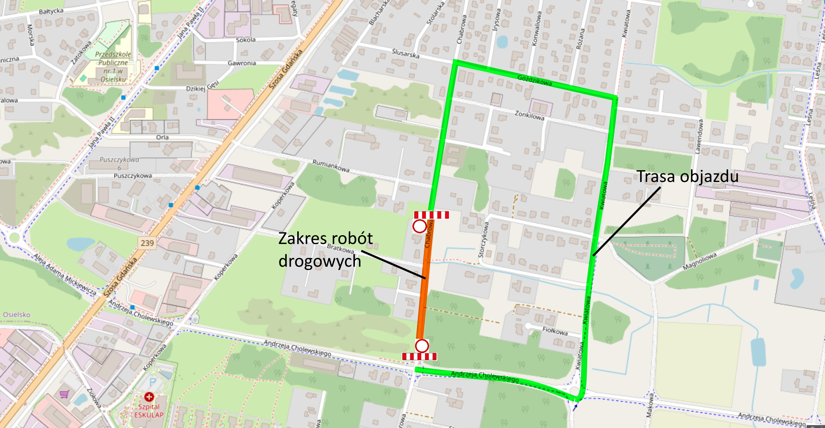 grafika zamknięcie ul.