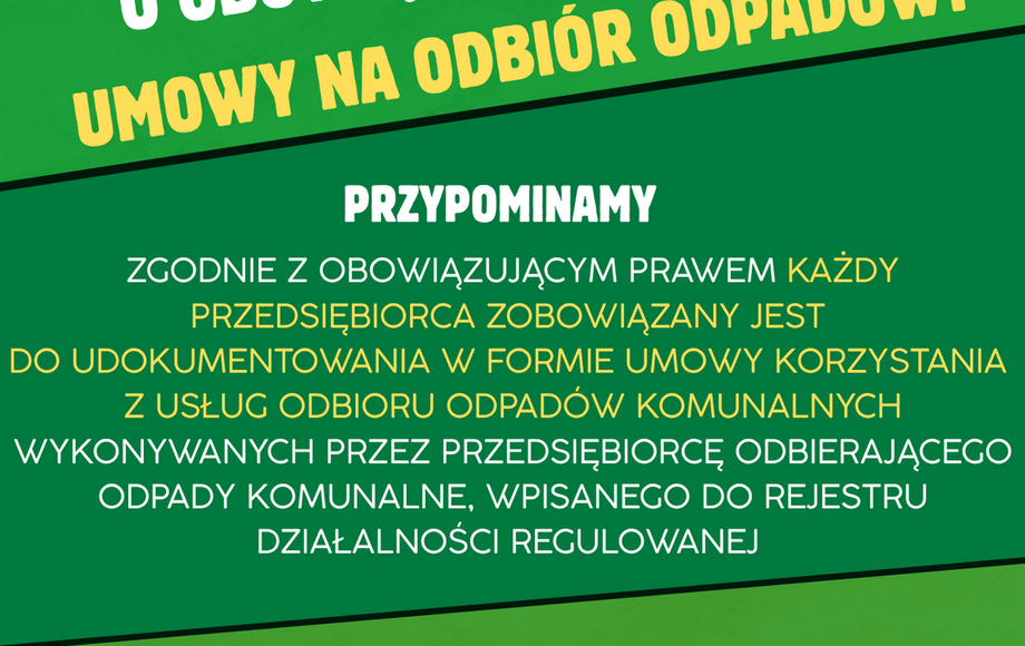 Kontrole umów na odbiór odpadów w Gminie Osielsko